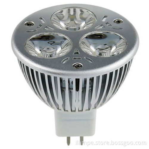 Dimmable LED Spotlight, 3 x 1W High-power, 85-265V AC Working Voltage